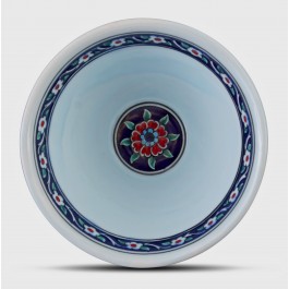 Bowl with carnation pattern ;11;18;;; - FLORAL  $i