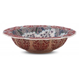 Bowl with floral pattern ;10;40;;; - ARTIST Saim Kolhan  $i