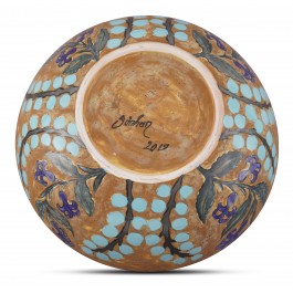 Bowl with floral pattern ;11;29;;; - ARTIST Günhan Bozkurt  $i