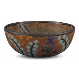 Bowl with floral pattern ;11;29;;; - ARTIST Günhan Bozkurt  $i