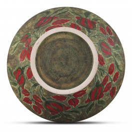 Bowl with floral pattern ;16;33;;; - ARTIST Günhan Bozkurt  $i
