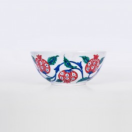 FLORAL Bowl with pomegranates ;9;22