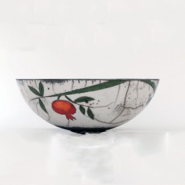 BOWL Bowl with pomegranates in contemporary style ;14;39