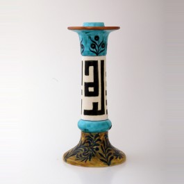 FLORAL Candlestick with kufic script and floral pattern ;29;12