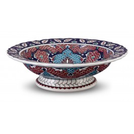 FLORAL Footed bowl ;12;41;;;
