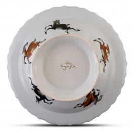 Footed bowl with miniature scene ;12;41;;; - ARTIST Adnan Ergüler  $i