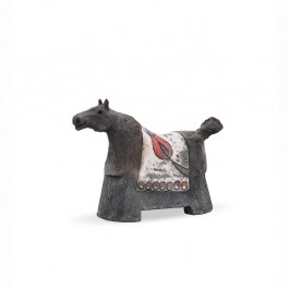 FIGURE & FIGURINE Horse figurine with tulips ;;;;;