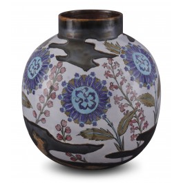 FLORAL Jar with floral pattern ;32;25;;;