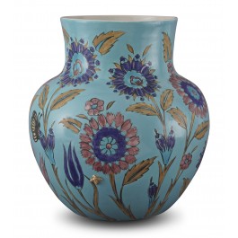 FLORAL Jar with floral pattern ;33;26;;;