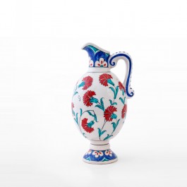 FLORAL Jug with carnation flowers ;31;17