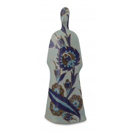 FLORAL Lady figurine with floral pattern ;37;14;;;