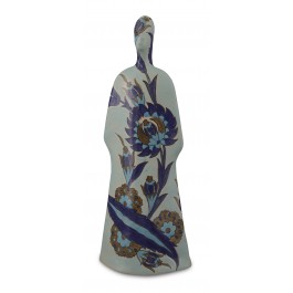 FIGURE & FIGURINE Lady figurine with floral pattern ;37;14;;;