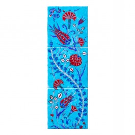 TILE & PANELS Panel with leaves and flowers ;60;20