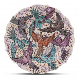 FIGURE & FIGURINE Plate with birds ;;30;;;