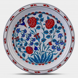 FLORAL Plate with floral pattern ;;30;;;