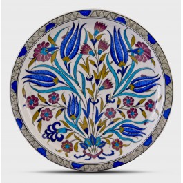 FLORAL Plate with floral pattern ;;30;;;