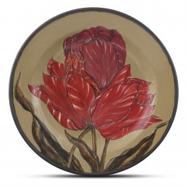 FLORAL Plate with floral pattern ;;32;;;