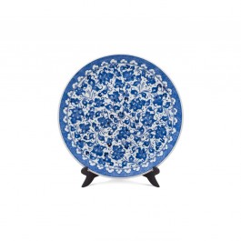 FLORAL Plate with hatai pattern ;;