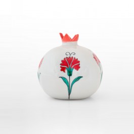 ARTIST Meliha Coşkun Pomegranate with carnation flowers in contemporary style ;14;14;;;