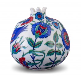 FLORAL Pomegranate with floral pattern ;21;18;;;