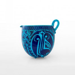 FIGURE & FIGURINE Pot with hatai pattern and bird figure ;25;30