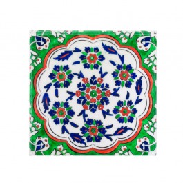 FLORAL Tile with central flower composition ;23;5