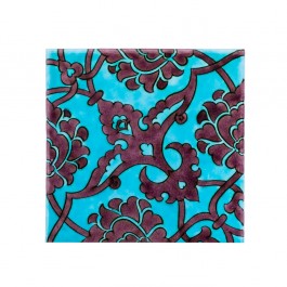 FLORAL Tile with damasque pattern ;;20/25