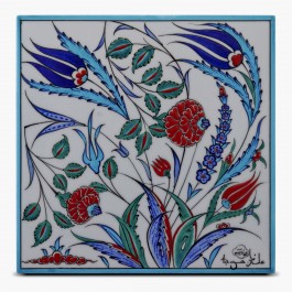 TILE & PANELS Tile with floral pattern ;25;25;;;