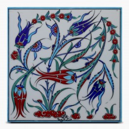 TILE & PANELS Tile with floral pattern ;25;25;;;