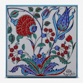 TILE & PANELS Tile with floral pattern ;25;25;;;