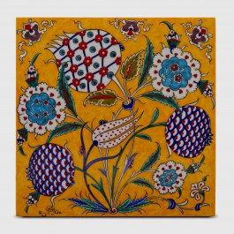 TILE & PANELS Tile with floral pattern ;30;30;;;