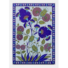 TILE & PANELS Tile with floral pattern ;47;33;;;