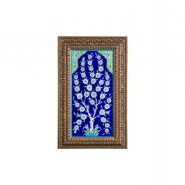 TILE & PANELS Tile with flower tree and frame Tile;48;24;Frame;64;40