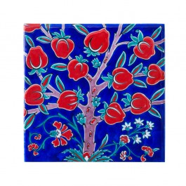 TILE & PANELS Tile with pomegranate tree ;;25