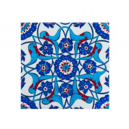 FLORAL Tile with rumi and hatai pattern ;;20/25