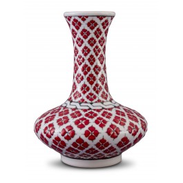 FLORAL Vase with clover pattern ;17;13;;;