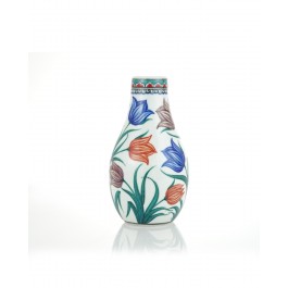 FLORAL Vase with colorful tulips ;26;12;;;
