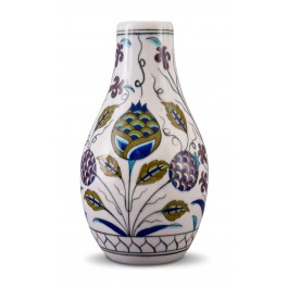 FLORAL Vase with floral pattern ;22;10;;;