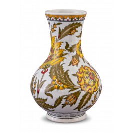 FLORAL Vase with floral pattern ;26;15;;;