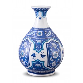 FLORAL Vase with floral pattern ;27;15;;;