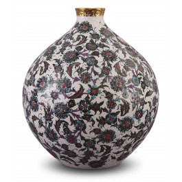FLORAL Vase with floral pattern ;36;29;;;