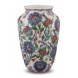 FLORAL Vase with floral pattern ;45;29;;;