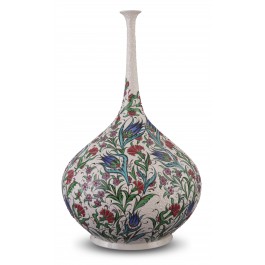 FLORAL Vase with floral pattern ;60;33;;;