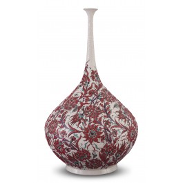 FLORAL Vase with floral pattern ;65;33;;;