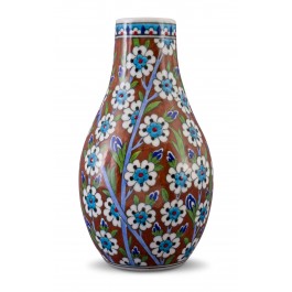FLORAL Vase with spring blossom pattern ;22;10;;;