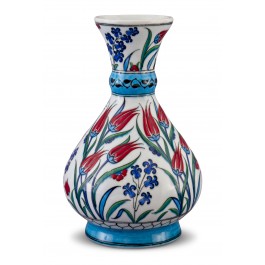 FLORAL Vase with tulip pattern ;34;17;;;